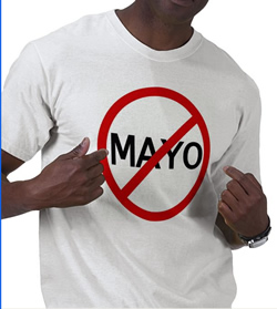1Say no to mayonnaise