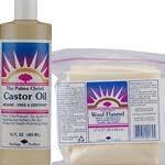 6Paste from baking soda and castor oil