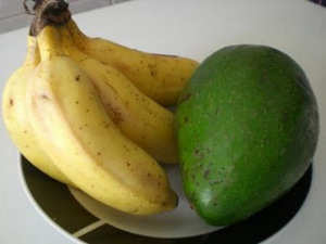 10. Banana and Avocado