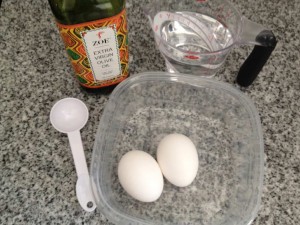 2. Egg and Olive Oil