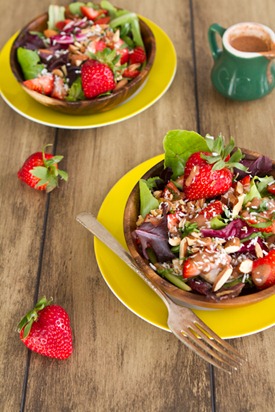 2.Strawberry Lemon Basil Dressing