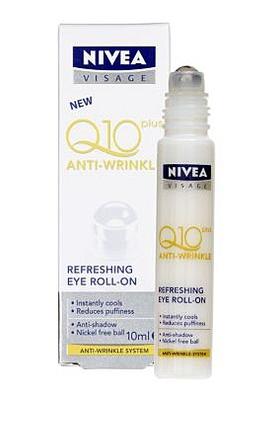 5.Nivea Visage Anti-Wrinkle Q10Plus Refreshing Eye Roll-On