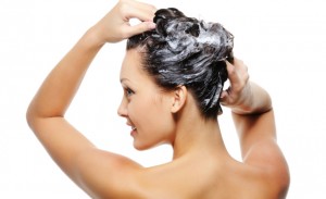 8. Leave shampoo for a while in your hair