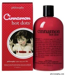 8.Cinnamon Hot Dots™ Shampoo, Shower Gel & Bubble Bath
