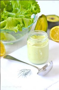 9.Avocado – Yogurt Dressing