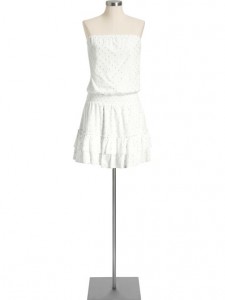 6.Strapless Gauze Dress