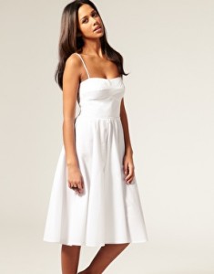 9.Summer Dress with Midi Skirt (from ASOS)