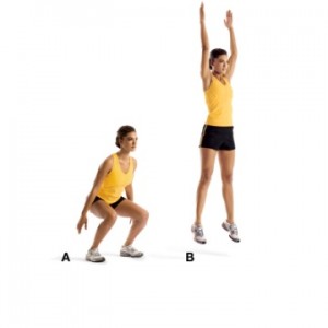 1. Jump Squats