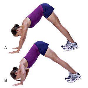 1. Pike Push-ups