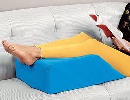 6. Elevate legs when sleeping