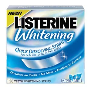 10 Listerine Whitening Quick Dissolving Strips