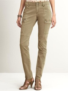 3. Banana Republic Khaki Skinny Jeans