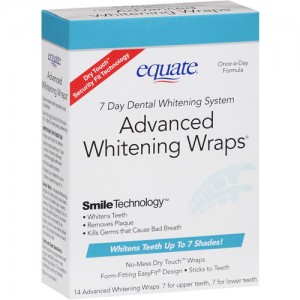 7 Equate Advanced Whitening Wraps