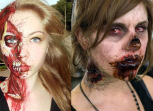 10 DIY Scary and Crazy Halloween Makeup Ideas